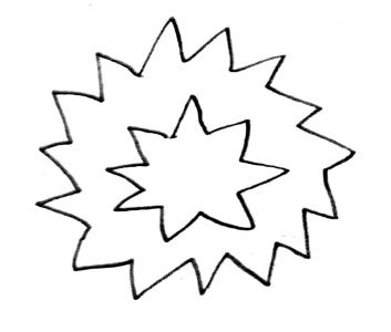 Cartoon explosion