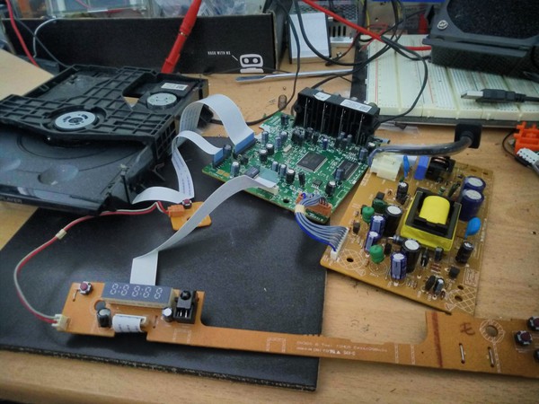 DVD Player components