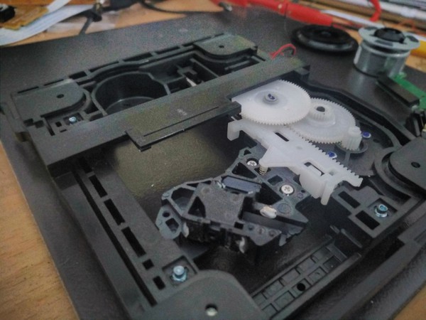 DVD Player sled assembly